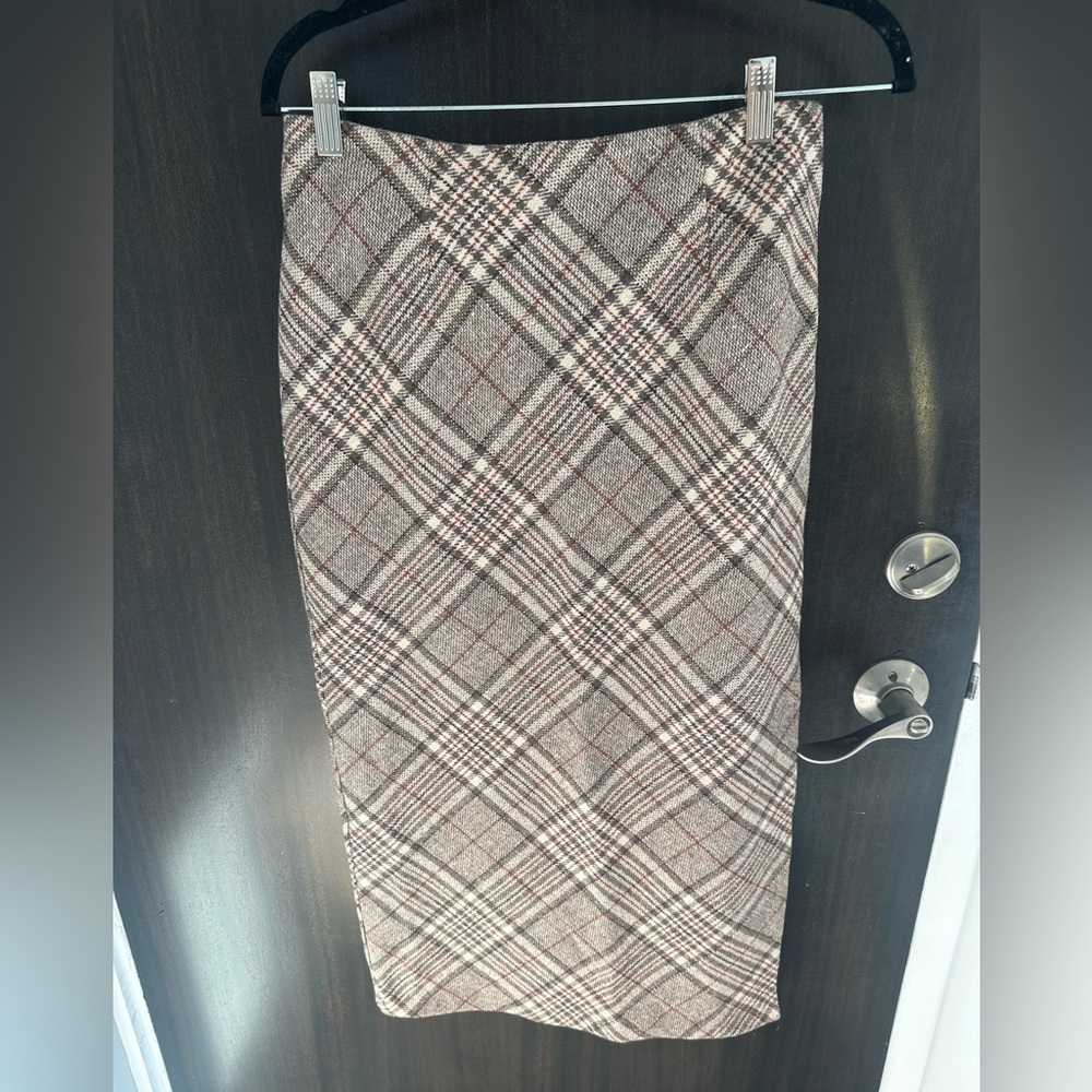 Brand new Vici Gray Plaid Pencil Skirt